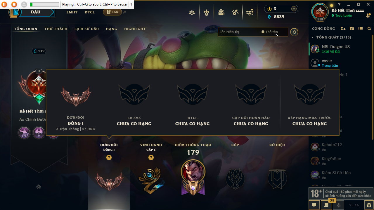 Teemo Tiểu Quỷ Tí Nị - Acc Đấu Trường Chân Lý #10890