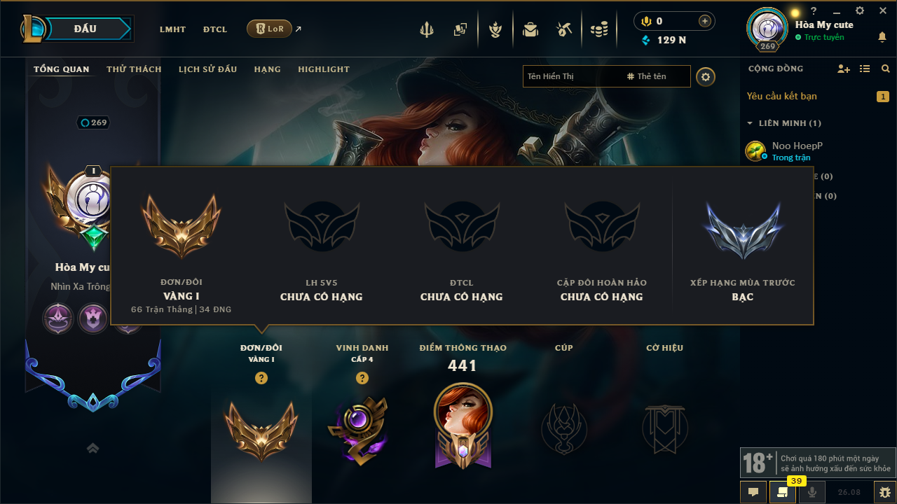 Akali Vệ Binh Tinh Tú Tí Nị
Garen Sư Vương Đột Phá - Acc Đấu Trường Chân Lý #14344