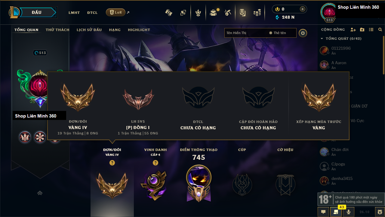 Lee Sin Long Cước Tí Nị
SIÊU PHẨM: Zed Tí Nị - Acc Đấu Trường Chân Lý #14547